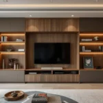 Custom bathroom vanity cabinetry with premium materials and finishes