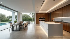 gourmet kitchen pool
