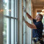 Professional impact window installation showcasing precision and craftsmanship