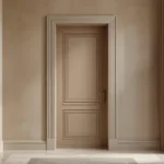Italian-style interior door with minimalist European design