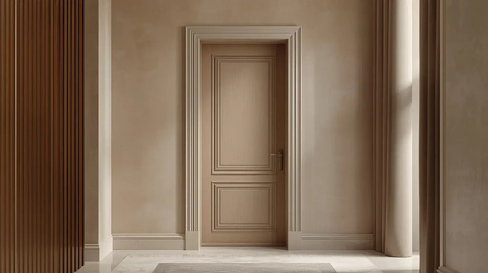 Italian-style interior door with minimalist European design