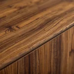 Italian veneer finish showcasing premium craftsmanship and wood grain
