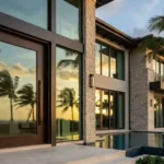 Contemporary luxury door with sleek lines and modern design for high-end homes