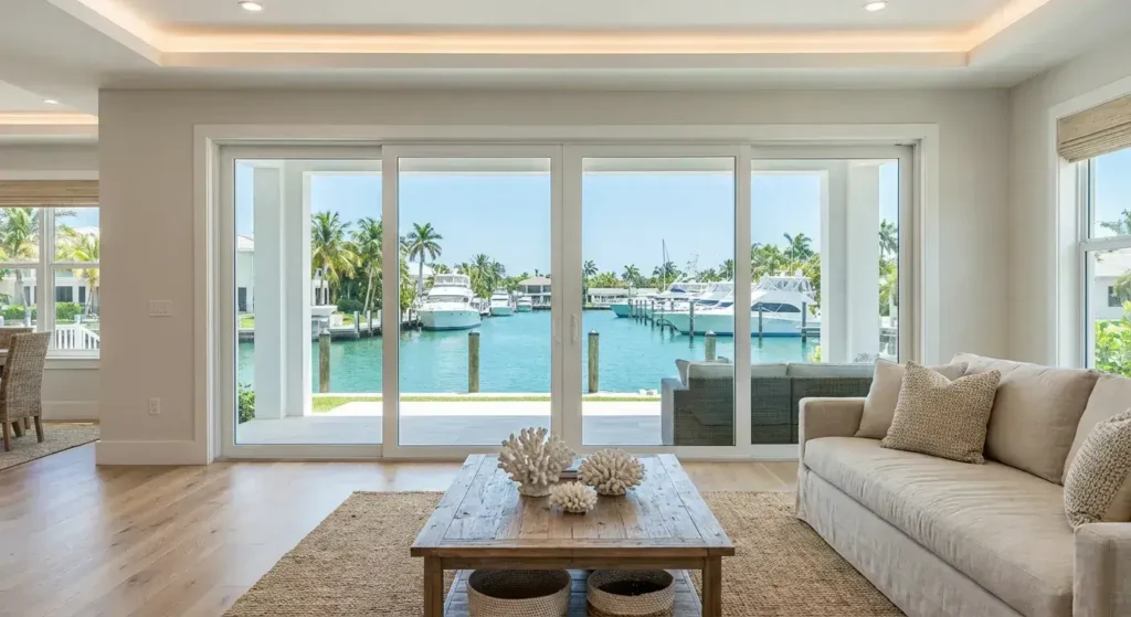 waterfront impact glass sliding doors fort lauderdale