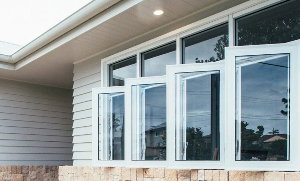 Casement impact windows are hinged on the side and open outward, typically operated with a crank system.