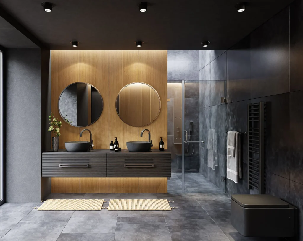 double vanity luxury bathroom fort lauderdale
