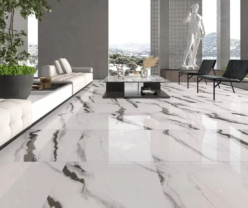 gray calacatta porcelain tile