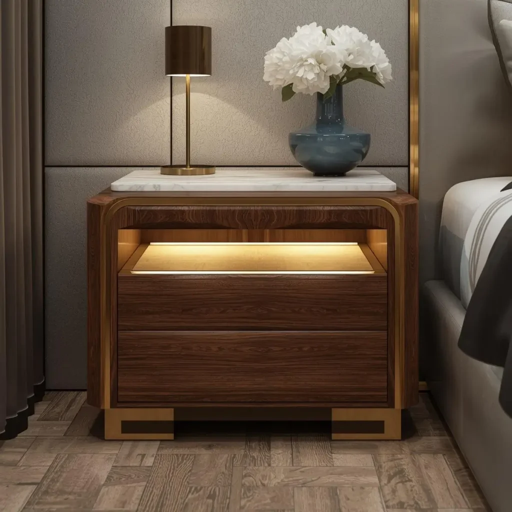 hign end luxury nightstand