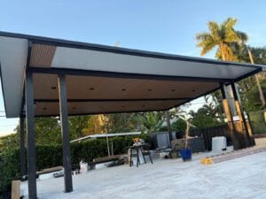 aluminum pergola in boca raton by cavare