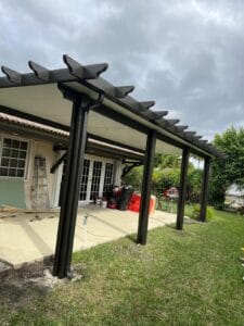 aluminum pergola in coral springs