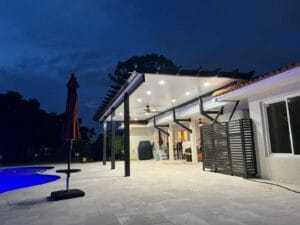 aluminum pergola in jupiter florida