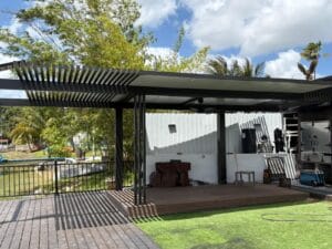 aluminum pergola on lauderdale by the sea