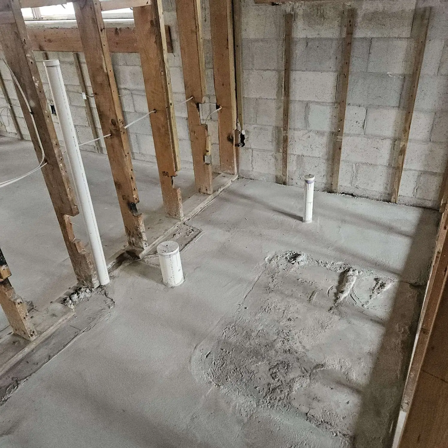 bathroom plumbing