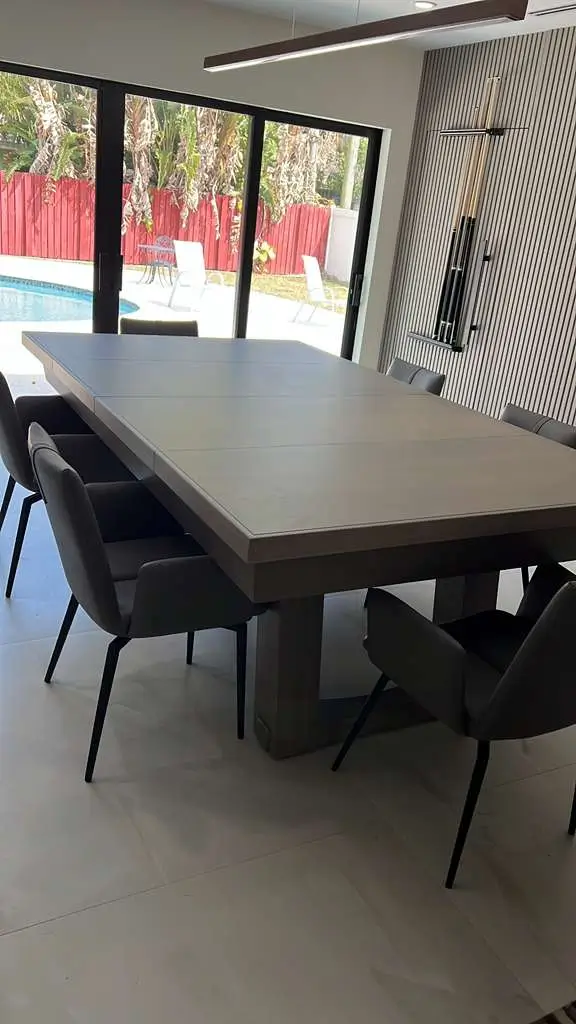 dinig table pool table