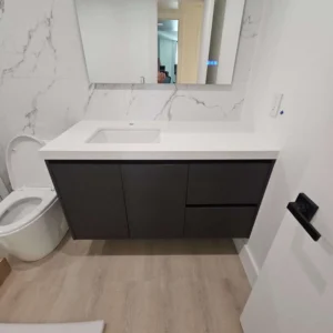 guest bathroom remodeling after picture