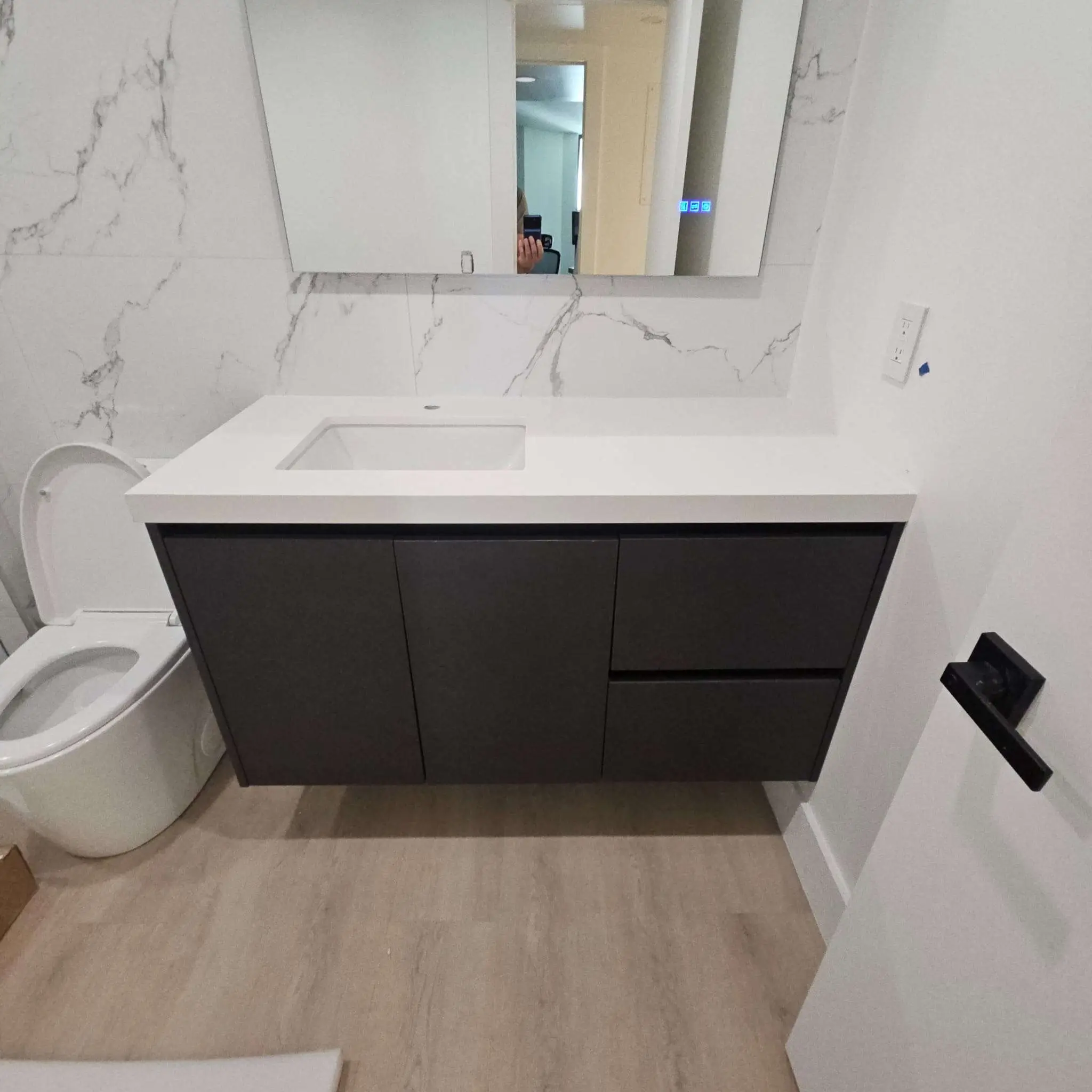 guest bathroom remodeling after picture