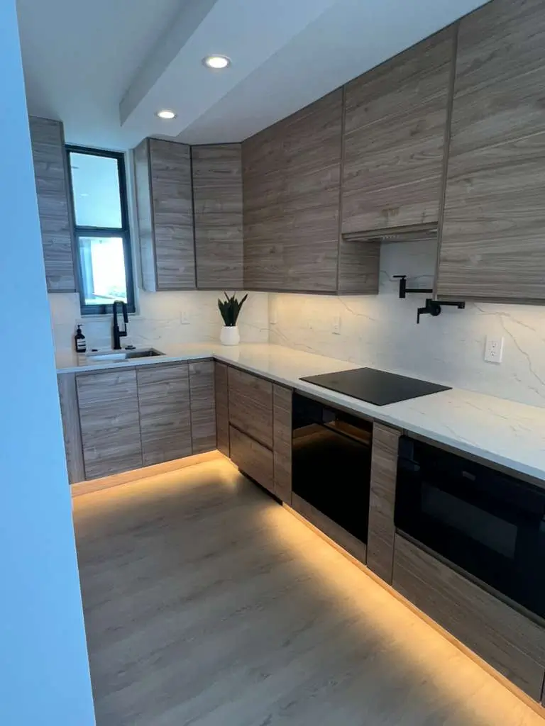 kitchen toekick lights under the cabinets