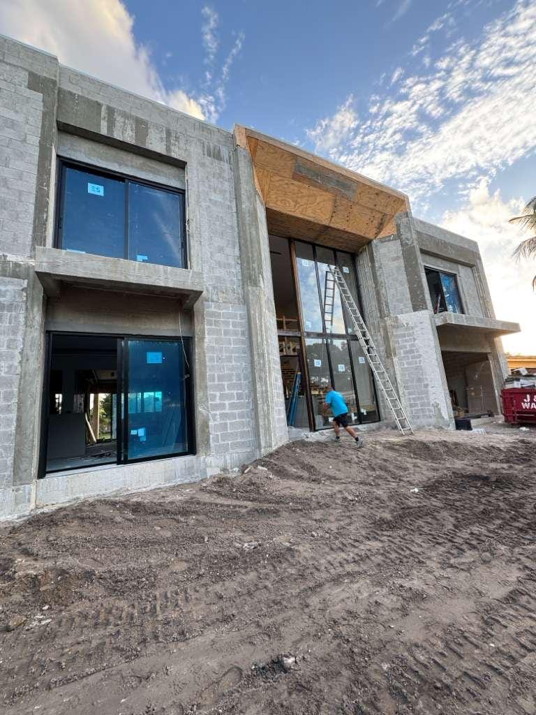 new house construction and impact windows and doors in lighthouse point florida