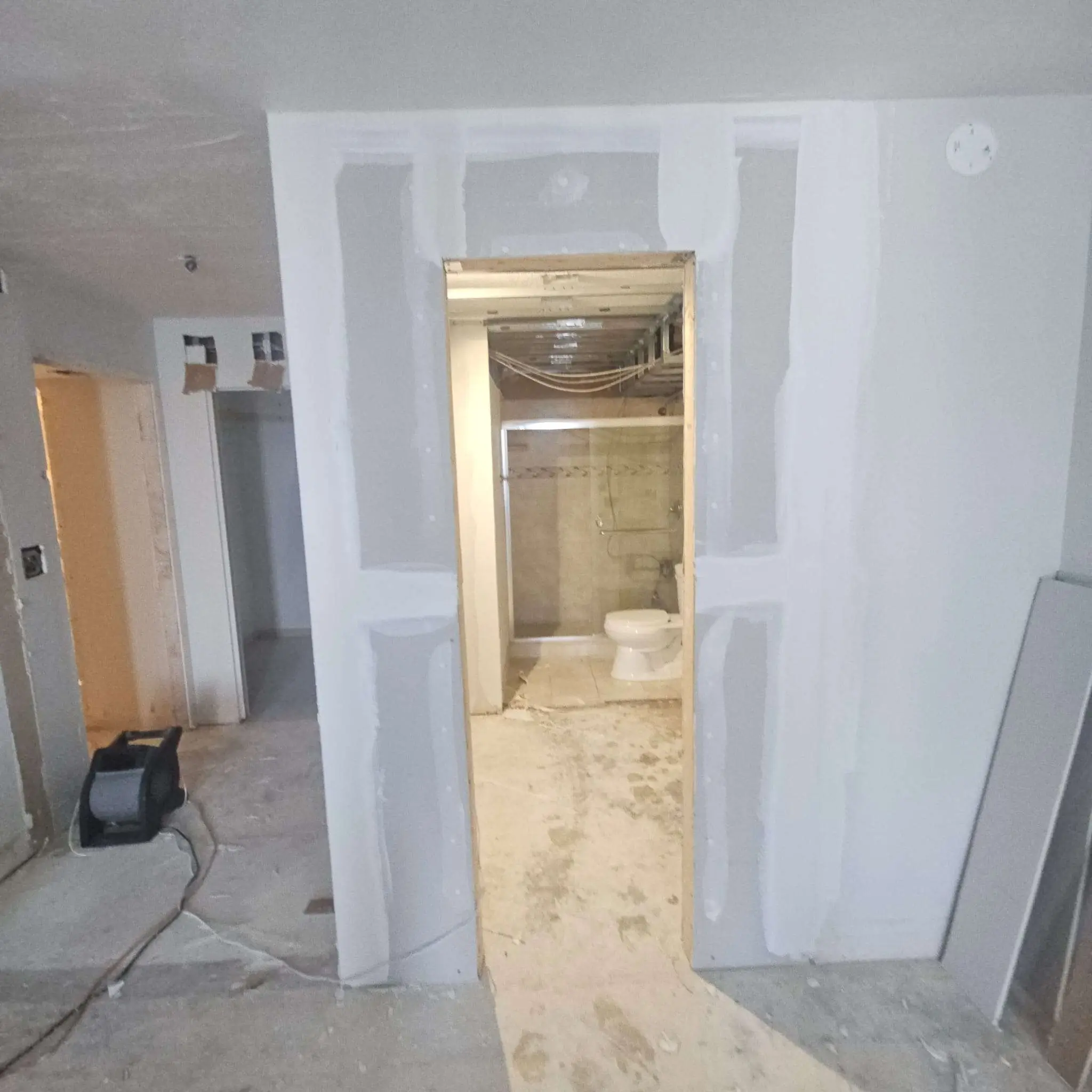 master bathroom extension