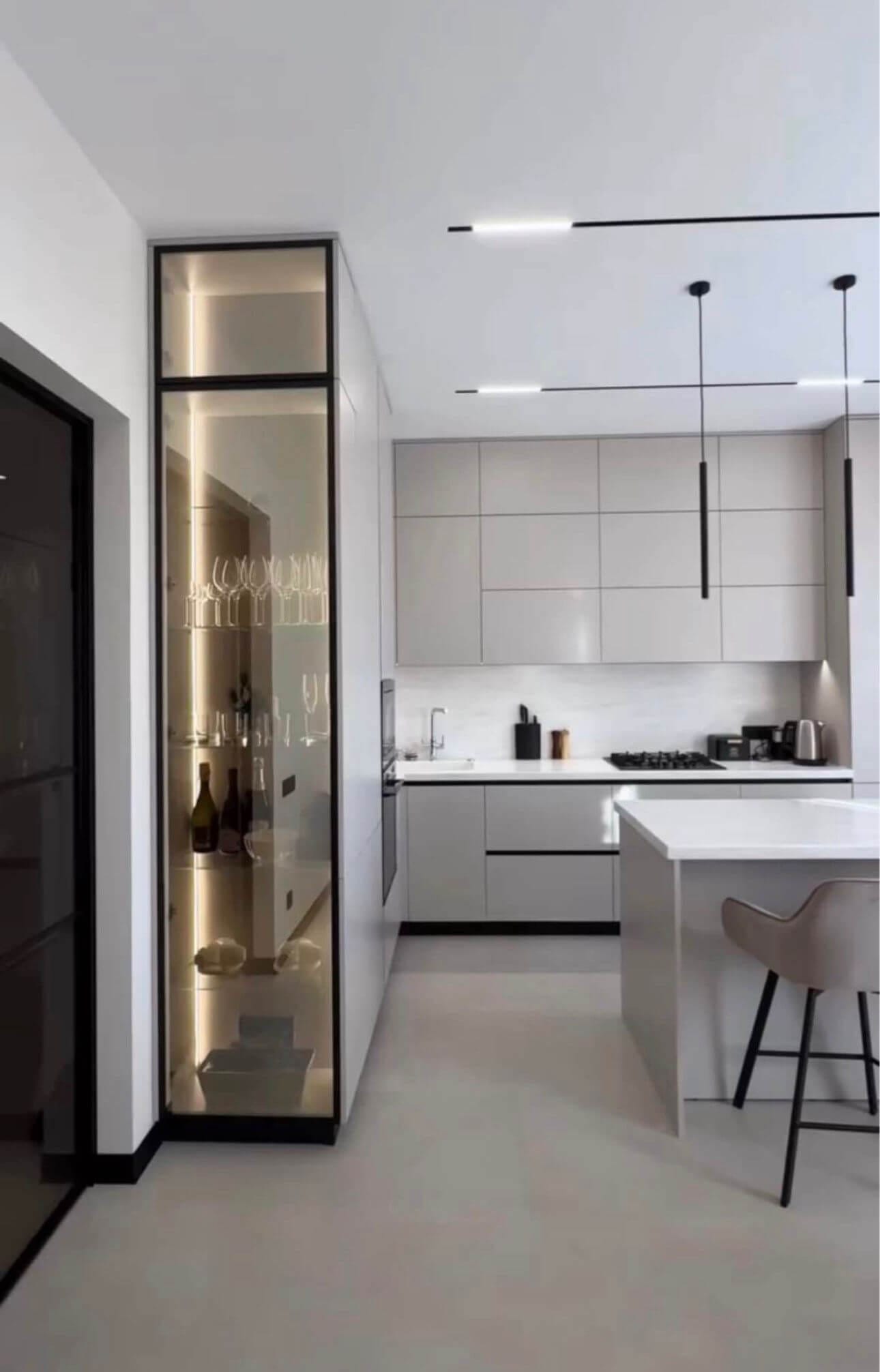 backlit countertop,modern kitchen design, illuminated countertop,cristallo,onyx,taj mahal quartzite countertops, contemporary kitchen, custom cabinetry, european kitchen design1