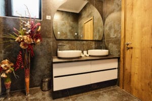 domestic bathroom.