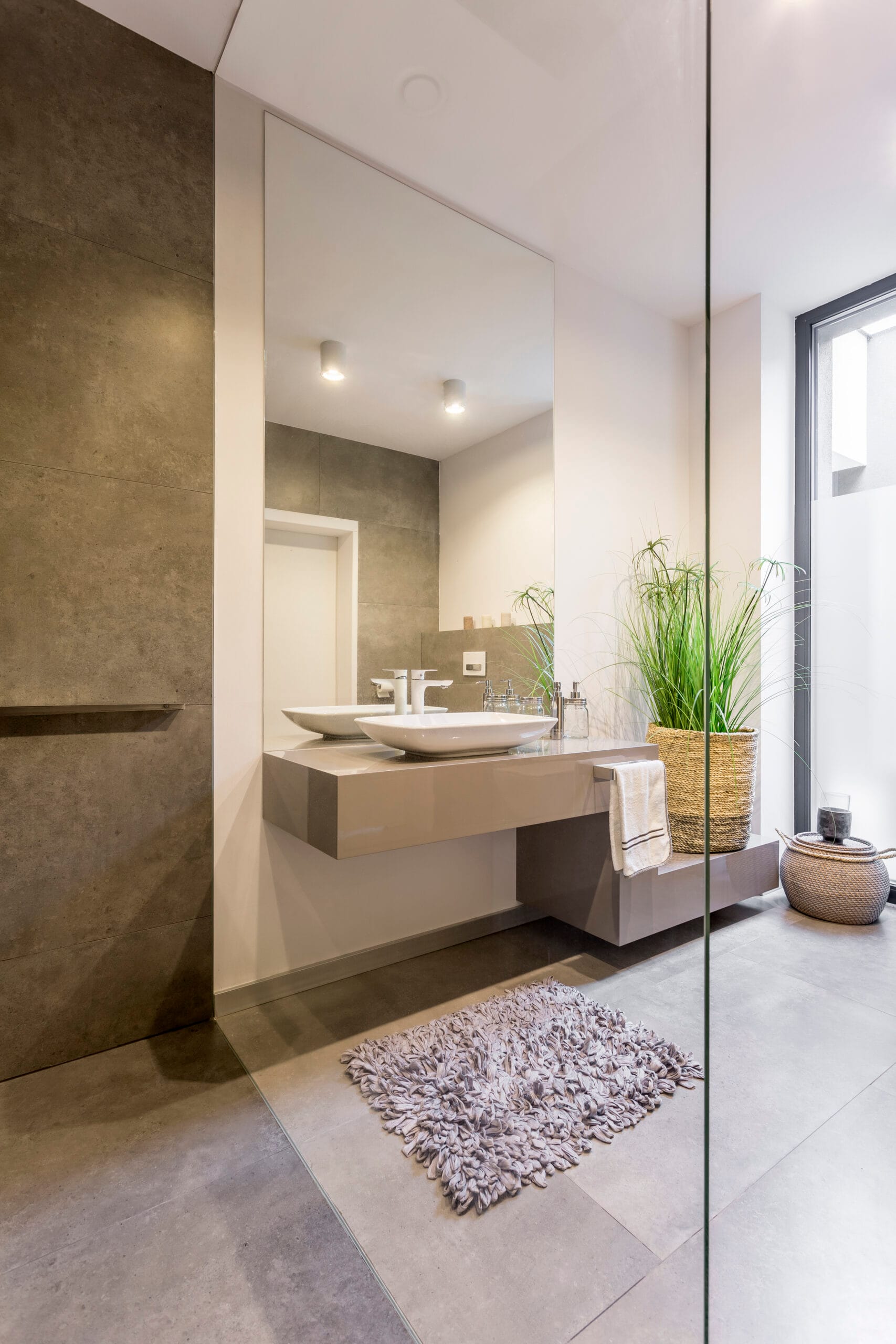 stylish bathroom interior
