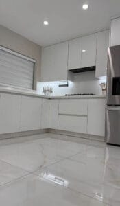 high glossy kitchen cabinets handless doors (1)